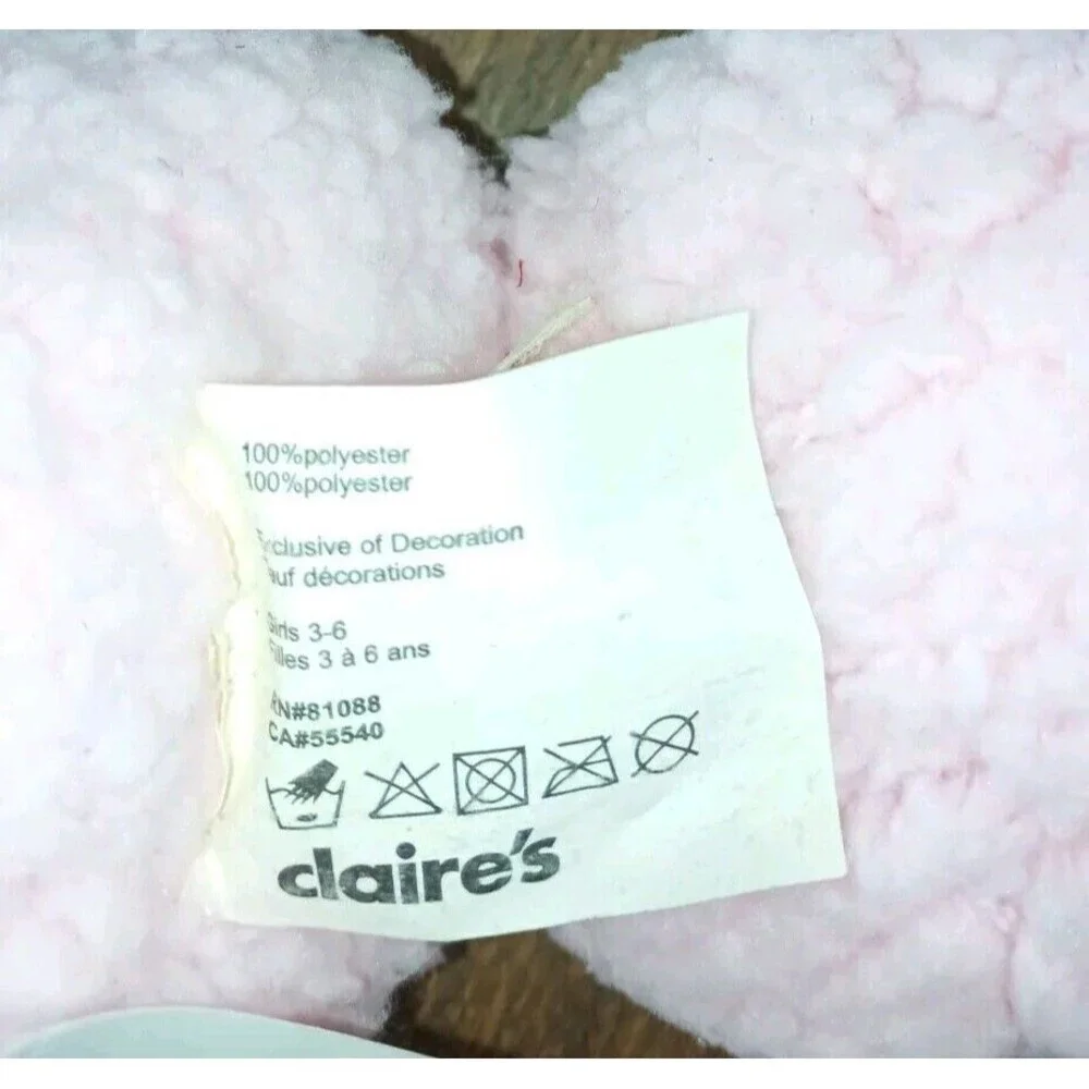 Claire’s Pink Pet Earmuffs - Pink New with Tags NWT